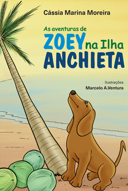 Livro As Aventuras de Zoey na Ilha Anchieta